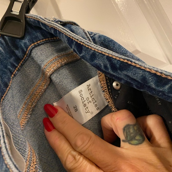 Article's of society denim blue jeans size 12 - Picture 4 of 4